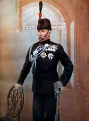 Sir Redvers Henry Buller, generale britannico e detentore della Victoria Cross, 1902