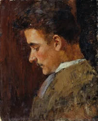 Ritratto giovanile di Rudolf Steindl, cognato dell