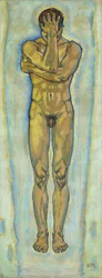 Nudo maschile giallo e blu, c. 1913