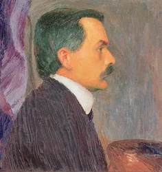 Selbstportrait - Autoritratto... (olio su tela)