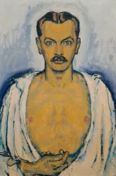 Autoritratto, 1915 circa (olio su tela su cartone)