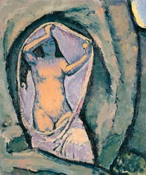 Venus in der Grotte - Venere nella grotta ... (olio su tela)