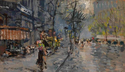 Una strada a Parigi, 1918