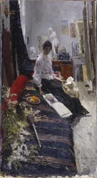 Nello studio del pittore
