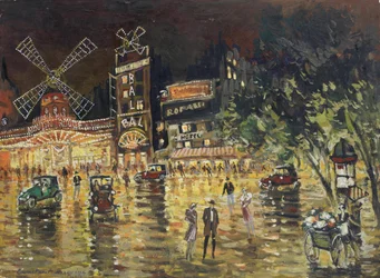 Le Moulin Rouge - Konstantin Alekseevič Korovin (1861-1939). Collezione privata