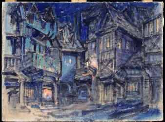 Scenografia per il balletto Esmeralda di Anton Simon
