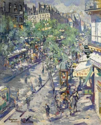 Il boulevard de Sébastopol a Parigi, 1923