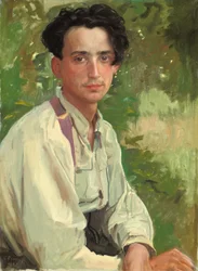 Ritratto di Vladimir Aleksandrovich Somov, nipote dell