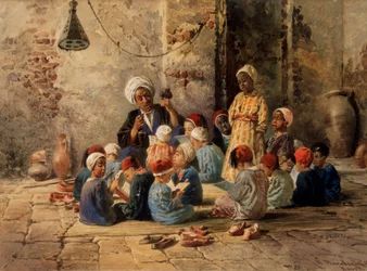 Una scuola al Cairo (Egitto)