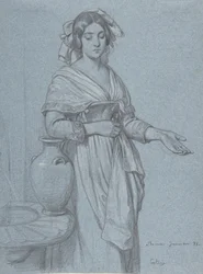 Studio di una donna romana, 1841