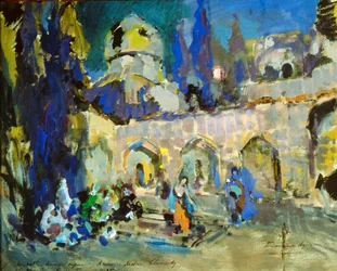 Danza, scenografia per il balletto di Cesare Pugni Il cavallino gobbo, 1912