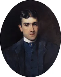 Lucien Guitry, di Konstantin Egorovich Makovsky (1839 - 1915)
