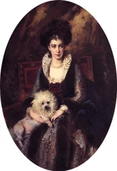Maria Alekseevna Makovskaya di Konstantin Makovsky (1839-1915)