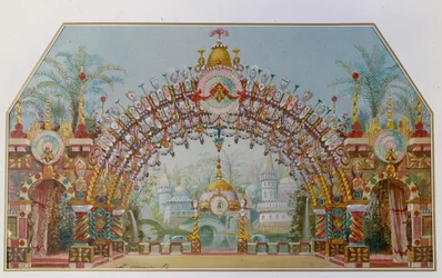 Scenografia per il balletto Lo Schiaccianoci di P. Tchaykovsky