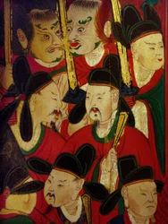 Dettaglio del ritratto del Sesto Re (Danjong)