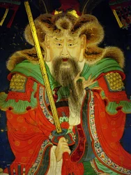 Dettaglio, ritratto del Decimo Re (Yeonsangun)