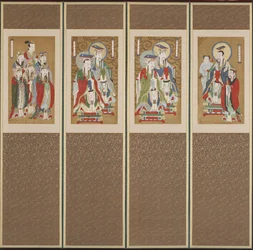 Scena processionale, dinastia Joseon