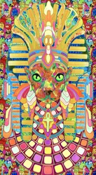 Il gatto faraone psichedelico