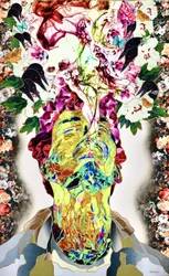 Mente in fiore surreale