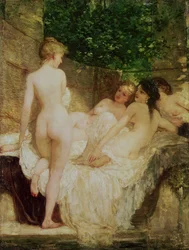 Dopo il bagno, ca. 1880