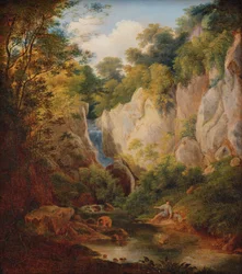 Paesaggio con gola
