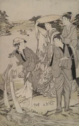 Tamagawa nella Provincia di Musashi dai Sei Fiumi Gioiello