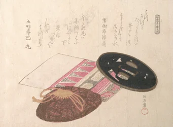 Guardia della spada Tsuba e borse, XIX secolo