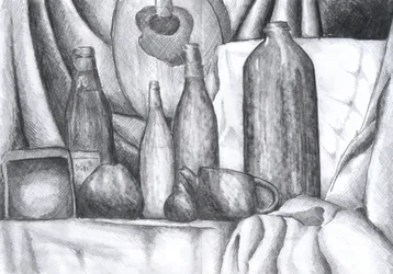 Studio di natura morta classica
