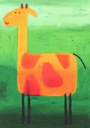 Giraffa giocosa del safari