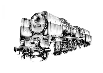 Potente locomotiva a vapore