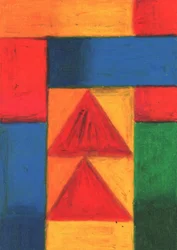 Forme vivaci dei colori primari
