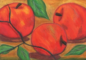Mele rosso vivo