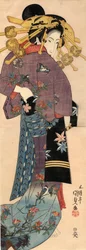 Una Bijin in piedi, ca 1820