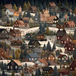 Immagine di case in stile cartone animato 1