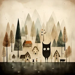 Paesaggio con figura 1