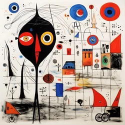Illustrazioni surreali di Joan Miró 2