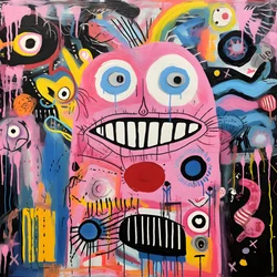 un dipinto acrilico rumoroso 2