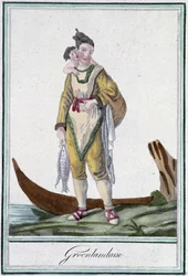 Groenlandese - in "Encyclopédie des voyages" di J. Grasset Saint Sauveur, ed. Deroy, Parigi