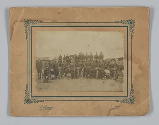 Fotografia delle forze di spedizione americane integrate in Francia, 1917-1919
