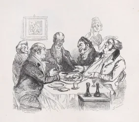 Lode del pollo da Le opere complete di Béranger, 1836