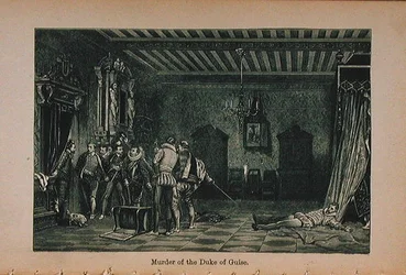 Assassinio del duca di Guisa (1549-88), illustrazione da Little Arthur