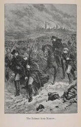 Ritirata da Mosca, illustrazione da 