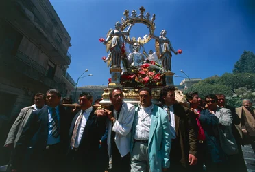 Festa di San Leo, Bova, Calabria, Italia (foto)