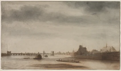 Vista di Orléans dalla Loira, c. 1670