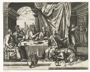 Maria Maddalena unge i piedi di Cristo