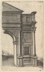Metà di un arco [Porta Antonae] dalla serie 