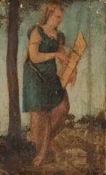 Donna con scudo
