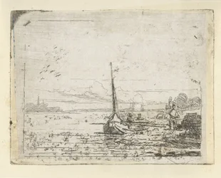 Nave su una riva