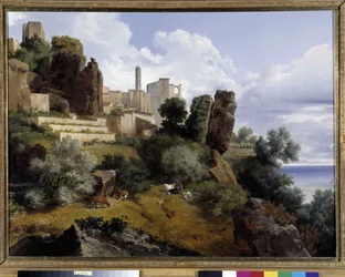 Veduta di Roquebrune, Italia
