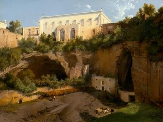 Veduta di una villa, Pizzofalcone, Napoli, c. 1819